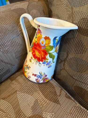 Brand New Mackenzie Childs Flower Market Practical Pitcher - Small - Picture 2 of 5
