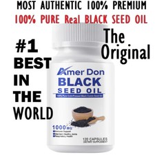Black Seed Oil 1000mg Premium Cold Pressed Non-GMO Vegan Premium BlackSeed