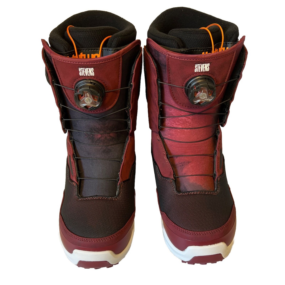 thirtytwo Biltwell スノーボードブーツ オレンジ/ブラック Thirtytwo TM-2 Double Boa STEVENS Men's Snowboard Boot