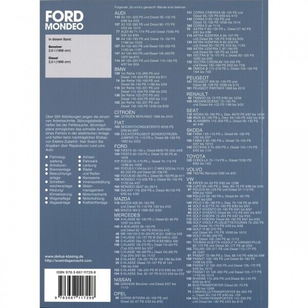 Thumbnail - Ford Mondeo Typ Ba7 06.2007-08.2014 So Wird's Gemacht