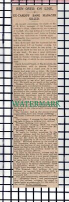 C7132) Mr J B Kitto London & Provincial Bank Aberystwyth Cardiff - 1916 Steckling
