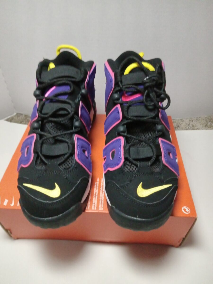 Nike Air More Uptempo 96 GS Size 6.5Y/ 8 WMN Black Court Nike Air More Uptempo 96 GS Size 6.5Y/ 8 WMN Black Court