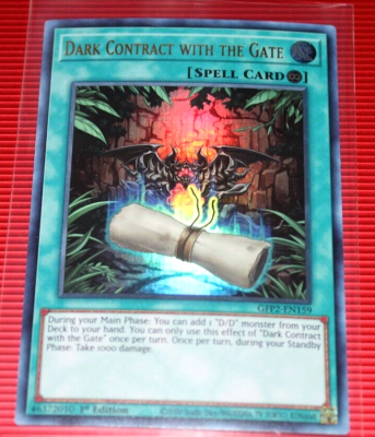 Dark Contract with The Gate 1st Edition Yu-Gi-Oh! Card No. GFP2-EN159 | eBay