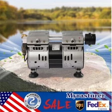 110V Lake Pond Aerator System Pump 3/4HP Aeration Compressor Up to 3 Acre Pond