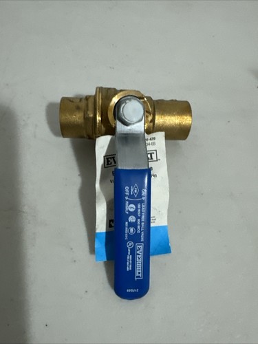 Everbilt 116-4-34-EB 3/4 In. Lead Free Brass Sweat X Sweat Ball Valve ~ New