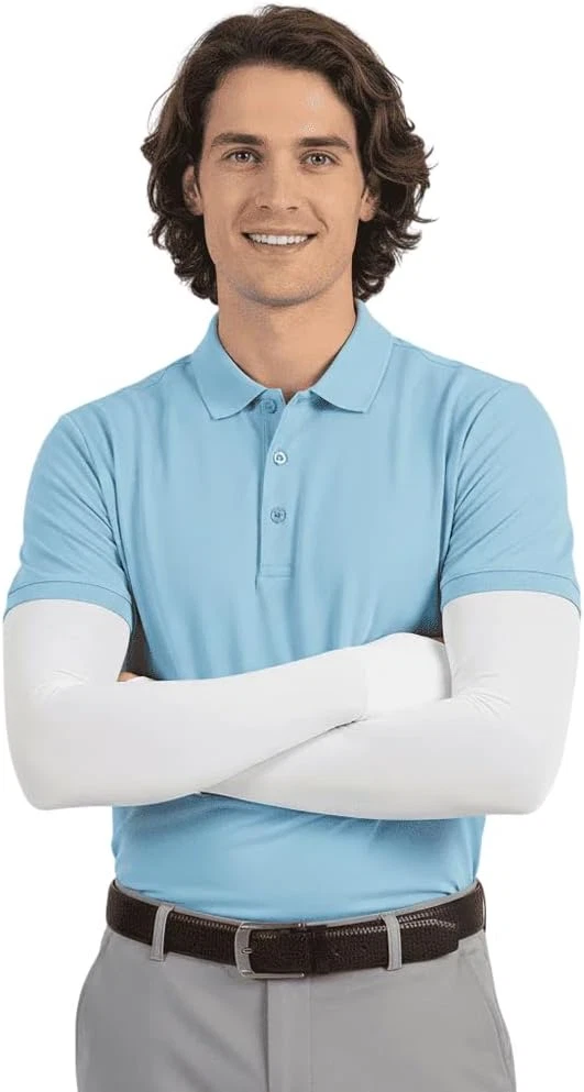Golf Arm Sleeves UPF50+ UV Sun Protection Cooling Compression Sport Unisex