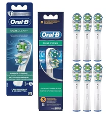 Oral-B Dual Clean Replacement Electric Toothbrush Brush Heads, 3/6 Count