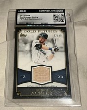 2012 Topps - Gold Futures Dustin Ackley #GF-6 02/50 CGC Authentic