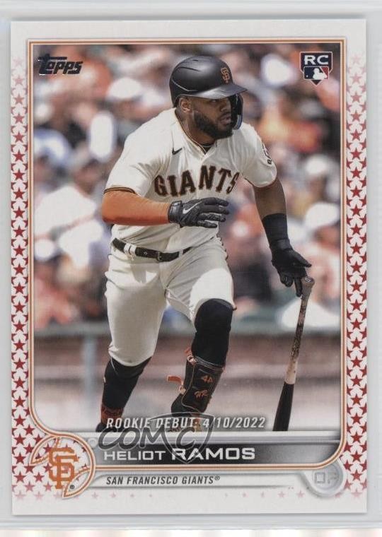 2022 Topps Update Rookie Debut Independence Day 61/76 Heliot Ramos #US17 0v0