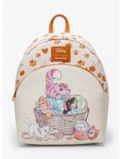 LOUNGEFLY DISNEY CATS IN A BASKET MINI BACKPACK