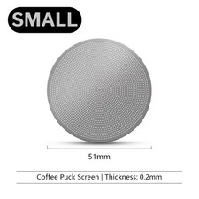 Espresso Puck Screen 0.2mm Stainless Steel Coffee Filter 51/54/58mm Portafilter