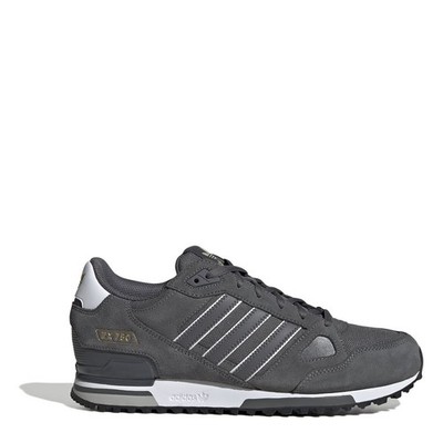 adidas Originals Men's ZX 750 Trainers UK 9 in Grey / White New
