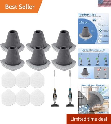 High Efficiency Vacuum Filter Set for Eureka Stick Cleaners - 12 Pieces Total