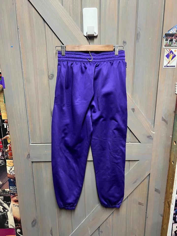 Nike Dri-Fit Graphic Los Angeles Lakers Spotlight Basketball Trouser Purple L - Image 2 of 4