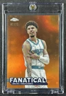 LAMELO BALL 2025-26 TOPPS CHROME #FAN-5 FANATICAL ORANGE REFRACTOR 7/25 HORNETS