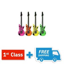 AUFBLASBARE Neon Gitarre KOST&Uuml;M PROP MUSIKALISCHES ZUBEH&Ouml;R PROP AUFBLASBARE KINDER