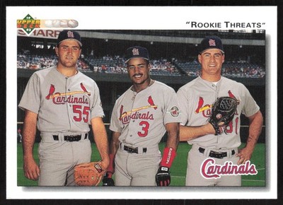 1992 Upper Deck Mark Clark/Brian Jordan/Donovan Osborne St. Louis Cardinals #702