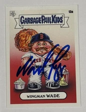 Signed 2023 Topps MLB x Garbage Pail Kids 13a Wade Boggs Wingman HOF Autograph