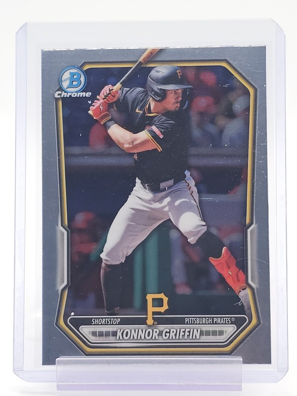 KONNOR GRIFFIN 2026 BOWMAN CHROME BASEBALL PROSPECT #BCP-92 PIRATES Q3701