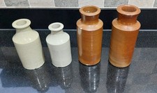 Collectable Stone Bottles × 4