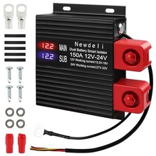 150 Amp Dual Battery Isolator 12V/24V Universal 150A Dual Battery Isolator