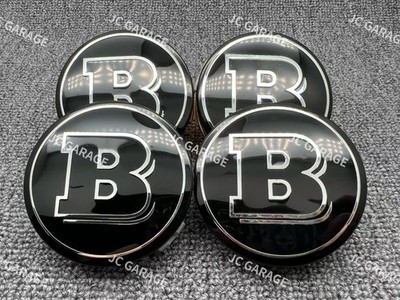 BARBUS Piano Black 75mm Wheel Center Cap Hub Cap For AMG Mercedes-Benz