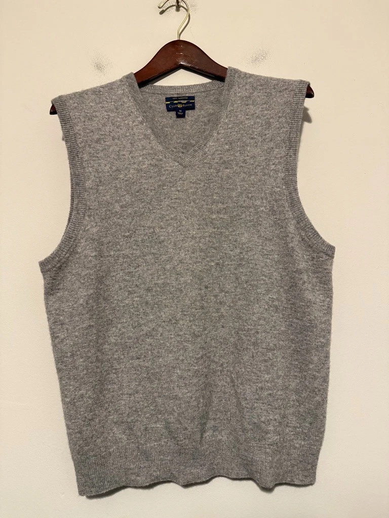Mens V Neck Sweater Vest In Men's Sweaters for sale | eBay