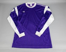 ADIDAS VINTAGE 1990/1992 VIOLET FOOTBALL SHIRT SIZE L LONG