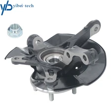 Front Driver Side Steering Knuckle & Hub Bearing Assy For Honda Civic 2013-2015