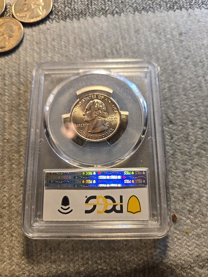 1999 p connecticut state quarter Pcgs Ms 66 - Image 2 of 2