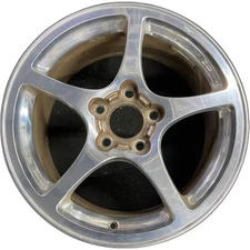 Front Chevrolet Polished Corvette OEM Wheel 17” 2000-2004 Factory Original 5102