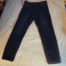 Curve Appeal Jeans 8/28 Blue Comfort Waist Mid Rise Stretch Denim Jegging. Aa