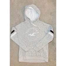 Hollister Los Angeles Gray Hoodie Men's M Logo Pullover