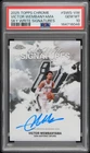 2025 TOPPS CHROME SKY WRITE SIGNATURES #SWS-VW VICTOR WEMBANYAMA PSA 10
