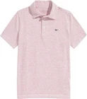Vineyard Vines Boys' Bradley Stripe Polo Red, Size Large