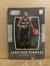 2015-16 Panini Threads Leather Rookies Jonathon Simmons #209 Rookie RC