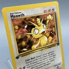 Meowth 62/82 - Team Rocket - 1st Edition - Pokémon TCG