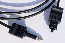 Sony Optical Mini and Toslink Digital Audio Cable for Sound Bar, CD, Discman (2)