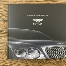 2004 2005 BENTLEY CONTINENTAL GT PRESTIGE INSIDE STORY LAUNCH BROCHURE