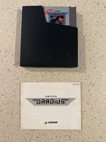 GRADIUS by Konami Video, Nintendo NES, Cartridge, Instructions & Box