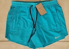 Nike Stride 2-in-1 Running Shorts Men's M $65 NWT FN2992-345 5" Lined Teal