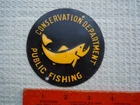 vintage new york conservation department public fishing tin sign