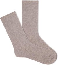 K. Bell Women's Luxe Crew Socks 1 Pair, Oatmeal Heather, Women's 4-10 Shoe