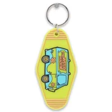 Warner Bros Scooby-Doo The Mystery Machine Van Hotel Room Keychain New Ship