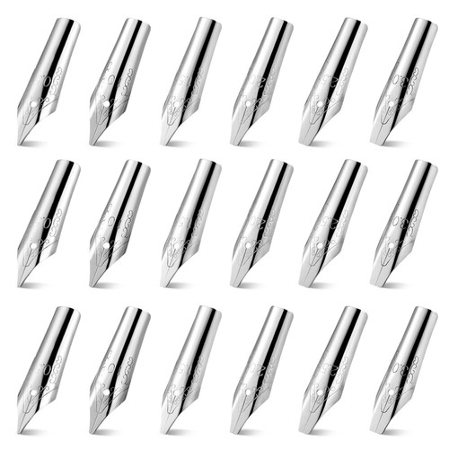 30 Pcs Replacement Pen Nibs for Fountain Pen Calligraphy Practice