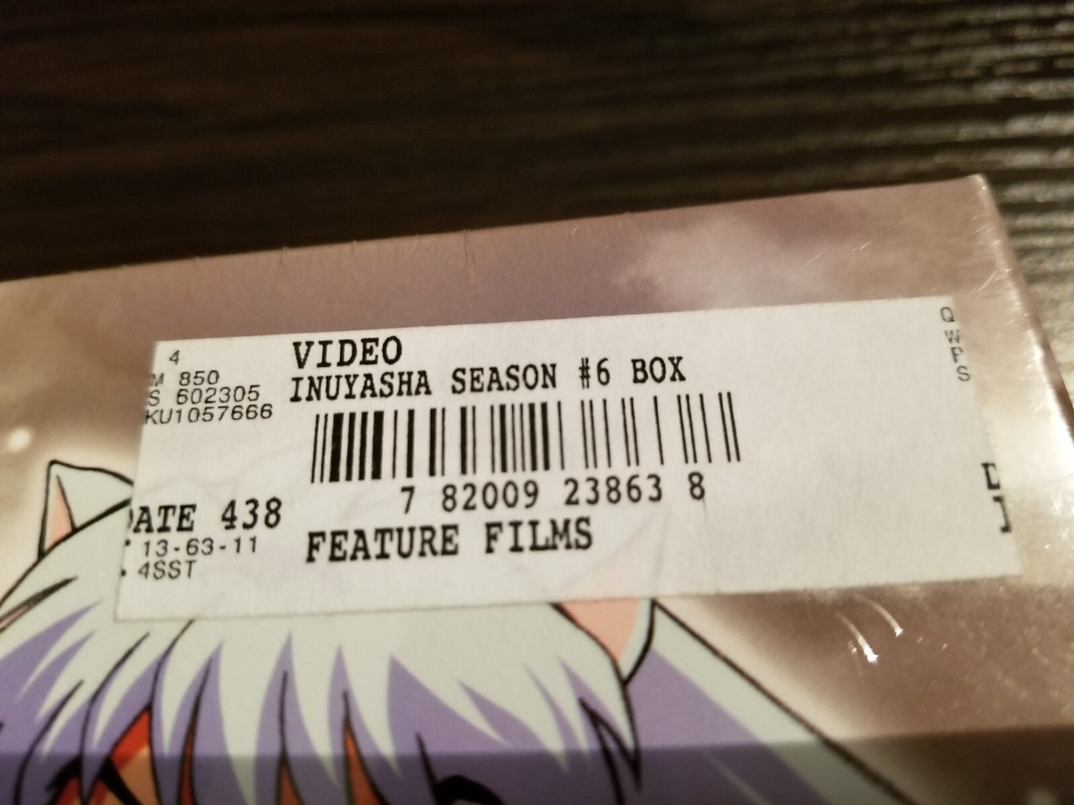 100 INUYASHA: SIXTH SEASON BOX SET NEW DVD inu yasha anime