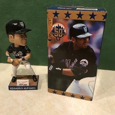 Edgardo Alfonzo SGA 2012 Mets Citi Field Bobblehead NIB NEW Figurine 4 in Series