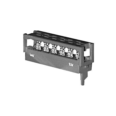 TE Connectivity IDC Stiftleiste 215083 Stift Wannenleiste Rastnase 2-reihig hori