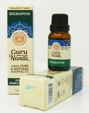 GuruNanda Therapeutic Grade Essential Oil 100% Pure Eucalyptus 15ml QTY 2
