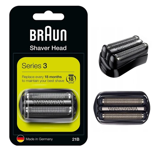 21B Replacement Shaver Head Foil Cassette Blade for Braun Shaving Series 3 Black - Picture 4 of 13